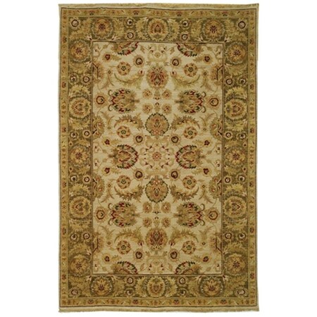 Safavieh Old World 6 ft. x 9 ft. Hand Knotted Medium Rectangle Rug - Ivory-Green OW129A-6